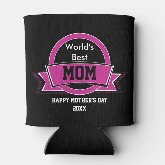 Beste moeder van de wereld blikjeskoeler (Achterkant)