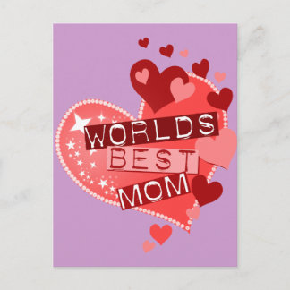Beste moeder van de wereld briefkaart