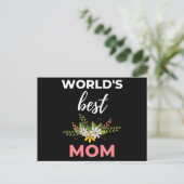 Beste Moeder van de Wereld Feestdagenkaart (Staand voorkant)
