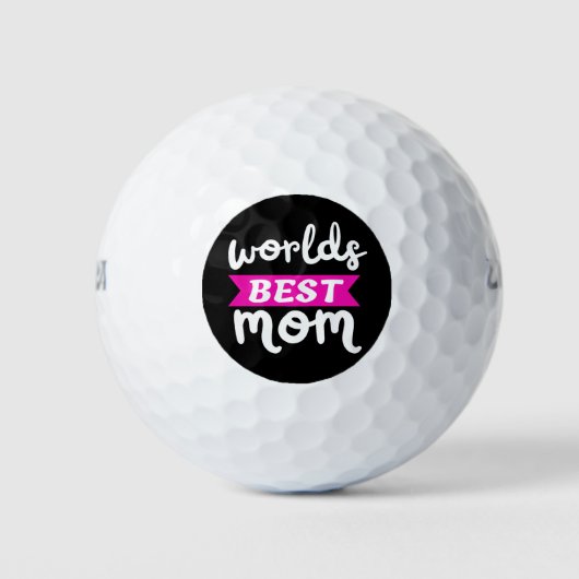 beste moeder van de wereld golfballen (Voorkant)