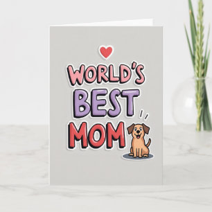 Beste Moeder van de Wereld Grafische Kaart