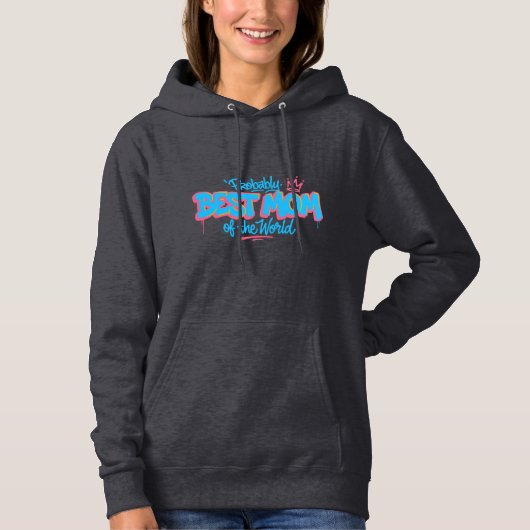 Beste moeder van de wereld hoodie (Voorkant)