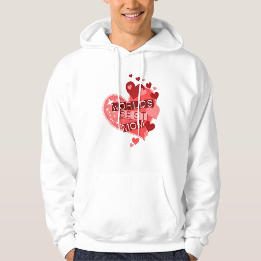 Beste moeder van de wereld hoodie (Voorkant)