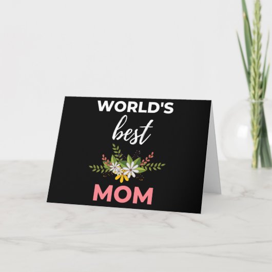 Beste Moeder van de Wereld Kaart (Voorkant)