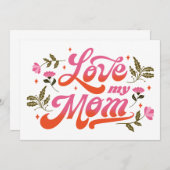 Beste Moeder van de Wereld Kaart (Voorkant / Achterkant)