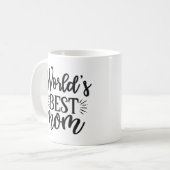 Beste moeder van de wereld koffiemok (Voorkant links)