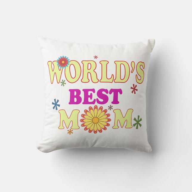 Beste moeder van de wereld kussen (Voorkant)