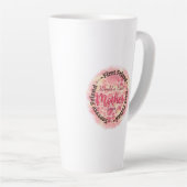 Beste moeder van de wereld latte mok (Rechterhoek)