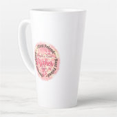 Beste moeder van de wereld latte mok (Linkerhoek)