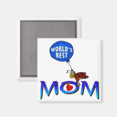 Beste moeder van de wereld magneet (Voorkant / Achterkant)