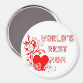 Beste moeder van de wereld magneet (Voorkant / Achterkant)