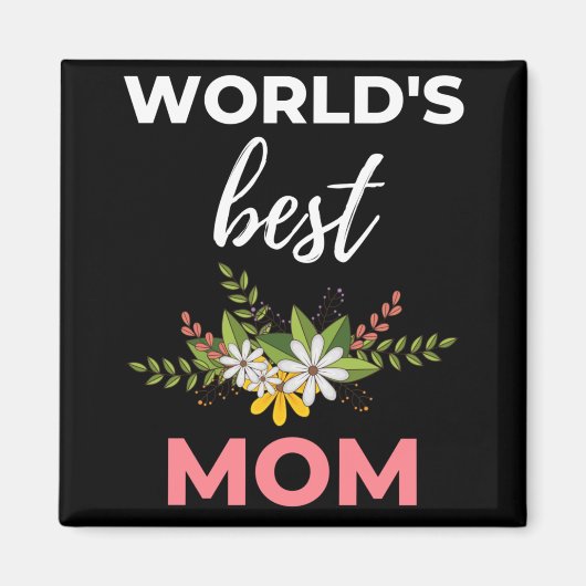 Beste Moeder van de Wereld Magneet (Voorkant)