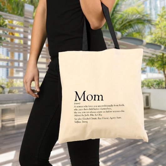 Beste moeder van de wereld Moeder Definitie Tote Bag