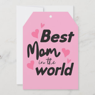 Beste Moeder Van de Wereld : Moederdag Collectie 4 Feestdagenkaart