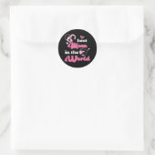 Beste moeder van de wereld Moederdag Ronde Sticker (Tas)