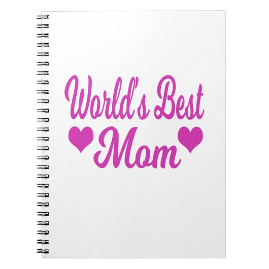 Beste Moeder van de Wereld Roze Notitieboek (Voorkant)