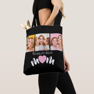 Beste Moeder van de Wereld Schattig Hart Elegant P Tote Bag