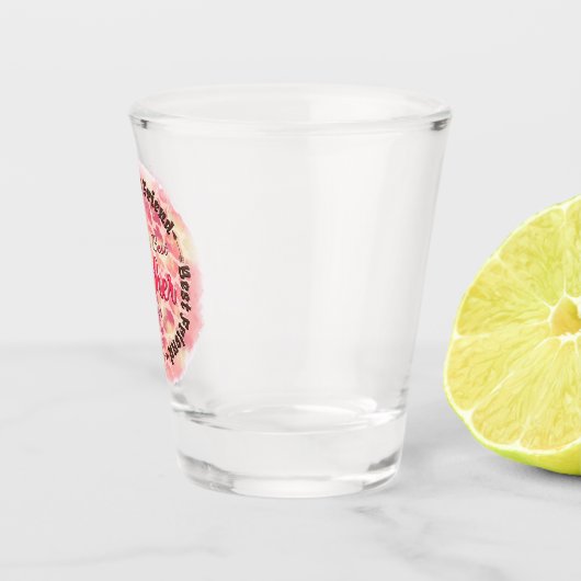 Beste moeder van de wereld shot glas (Rechts)