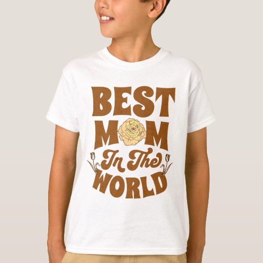 Beste moeder van de wereld t-shirt (Voorkant)