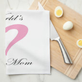 Beste moeder van de wereld theedoek (Quarter Fold)