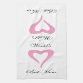 Beste moeder van de wereld theedoek (Verticaal)