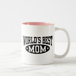 Beste moeder van de wereld tweekleurige koffiemok