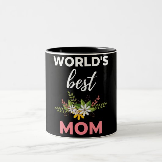 Beste Moeder van de Wereld Tweekleurige Koffiemok (Center)