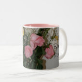 Beste moeder van de wereld tweekleurige koffiemok (Voorkant rechts)