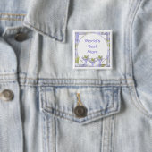 Beste moeder van de wereld vierkante button 5,1 cm (In situ)