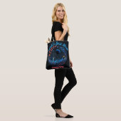 Beste Moeder van de Wereld Whimsical Wilde Bloemen Tote Bag (Op model)