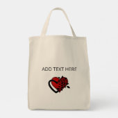 Beste Moeder Van New Jersey Moederliefde Blijft Vo Tote Bag (Achterkant)