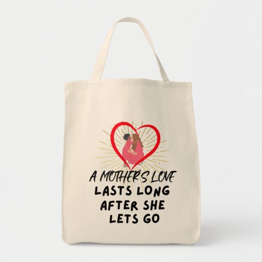Beste Moeder Van New Jersey Moederliefde Blijft Vo Tote Bag (Voorkant)
