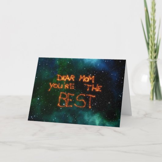 Beste Moeder Verjaardagskaart Kaart (Voorkant)