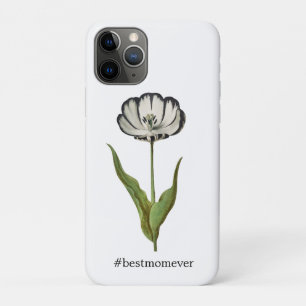 Beste Moeder Vintage Tulp Bagage Label Case-Mate iPhone Case
