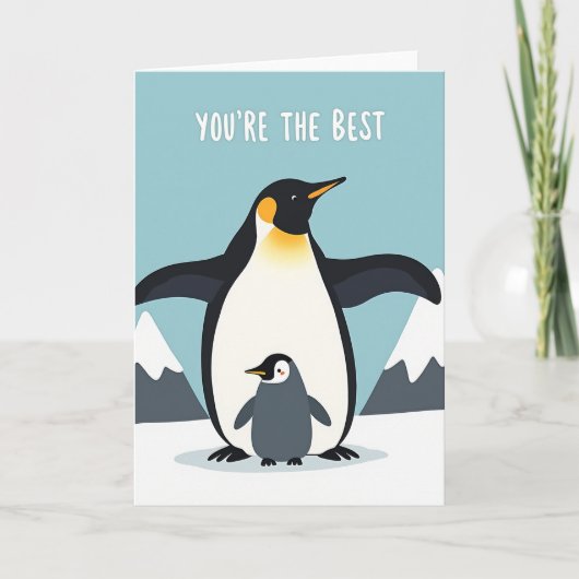 Beste Moeder Vogel Illustratiekaart Kaart (Voorkant)