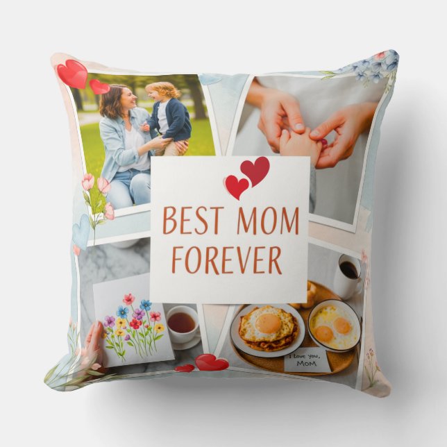 Beste moeder voor altijd - Hartstikke cadeau voor  Kussen (Voorkant)