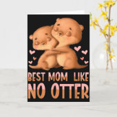 Beste moeder zoals geen otter voor moeder kaart (Gele Bloem)