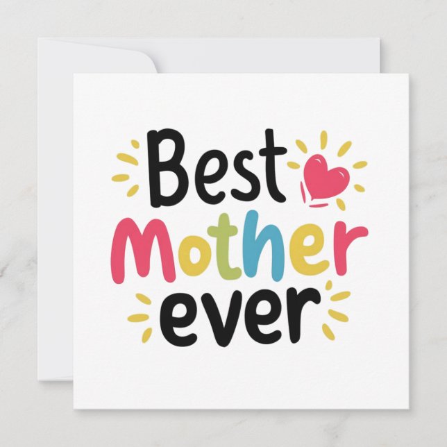 Beste moederdag cadeau (Voorkant)