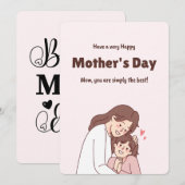 Beste moederdag cadeaubon die je kunt vinden kaart (Voorkant / Achterkant)