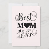 Beste moederdag cadeaubon die je kunt vinden kaart (Achterkant)