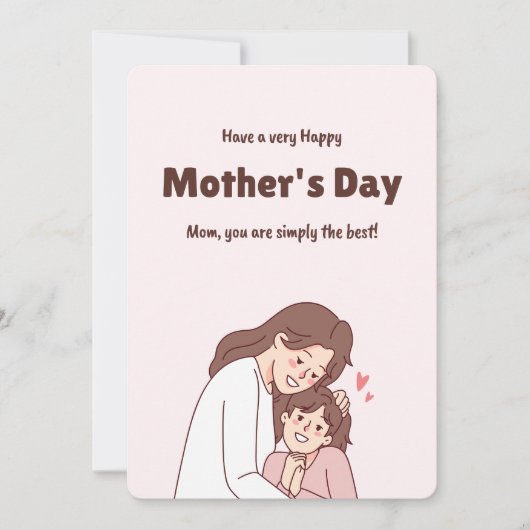 Beste moederdag cadeaubon die je kunt vinden kaart (Voorkant)