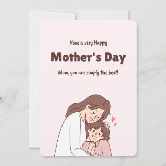 Beste moederdag cadeaubon die je kunt vinden kaart