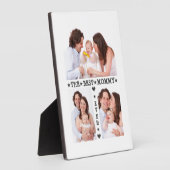 Beste Moederdag familie 3 Foto collage Fotoplaat (Zijkant)