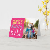 Beste Moederdag Kaart (Gele Bloem)