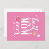 Beste Moederdag-offerte voor mama | BRIEFKAART (Voorkant / Achterkant)