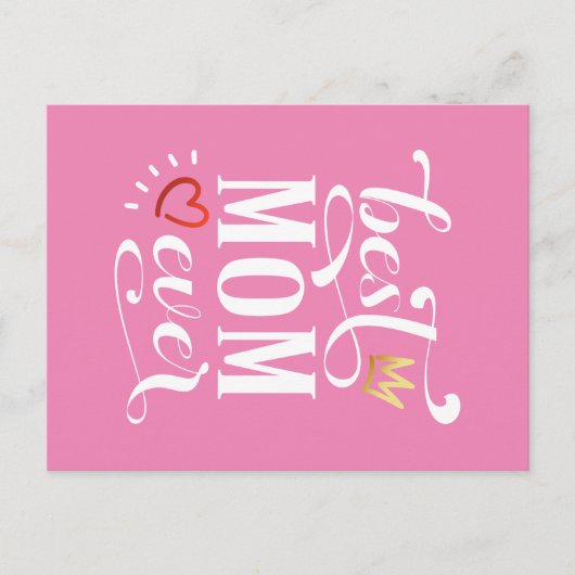 Beste Moederdag-offerte voor mama | BRIEFKAART (Voorkant)