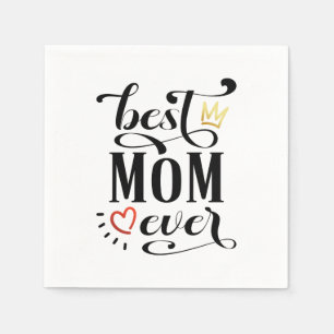 Beste Moederdag-offerte voor mama   Papier Napkin Servet
