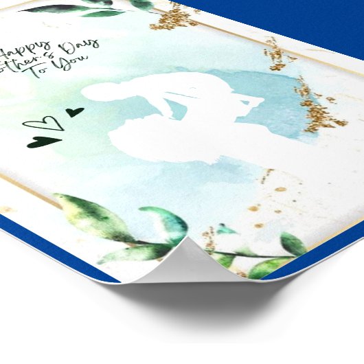 Beste Moederdag Poster (Hoek)