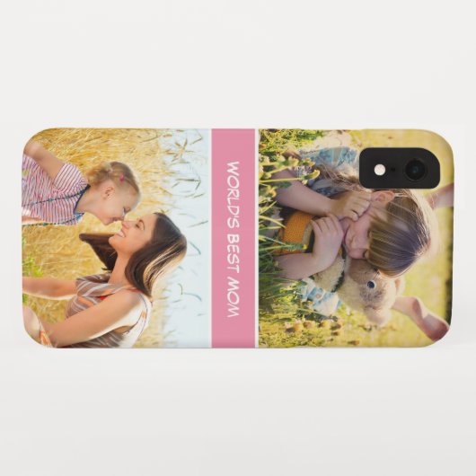 Beste Moederdag ter wereld - Aangepaste foto's cad Case-Mate iPhone Case (Achterkant (horizontaal))