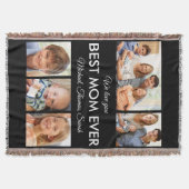 Beste Moederdag van de Fotocollage van Mam Ever Deken (Voorkant)